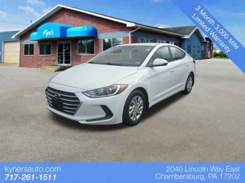 White 2018 Hyundai Elantra SE for sale in Chambersburg, PA