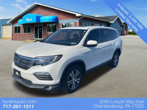 White 2018 Honda Pilot EX-L for sale in Chambersburg, PA