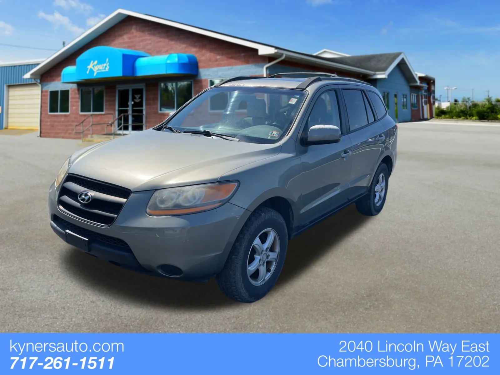 Blue 2008 Hyundai Santa Fe GLS for sale in Chambersburg, PA