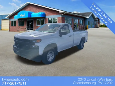 White 2019 Chevrolet Silverado 1500 WT for sale in Chambersburg, PA