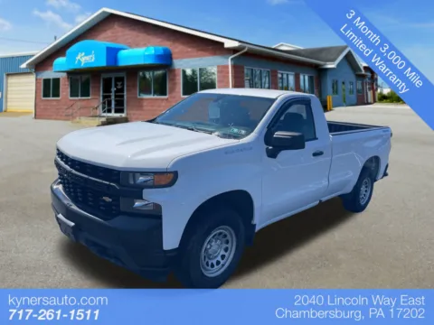 White 2019 Chevrolet Silverado 1500 WT for sale in Chambersburg, PA