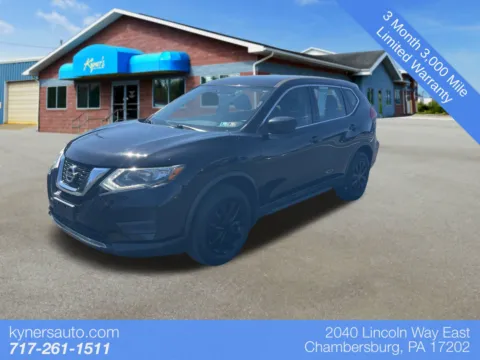Black 2017 Nissan Rogue S for sale in Chambersburg, PA