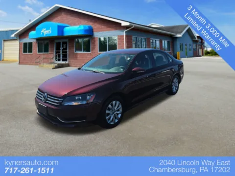 Red 2012 Volkswagen Passat 2.5 S for sale in Chambersburg, PA