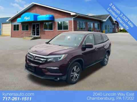 Red 2016 Honda Pilot EX-L for sale in Chambersburg, PA
