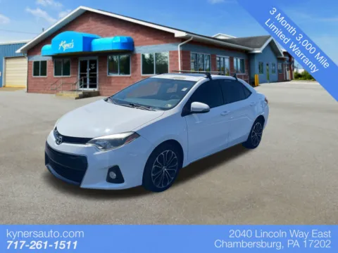 White 2016 Toyota Corolla L for sale in Chambersburg, PA