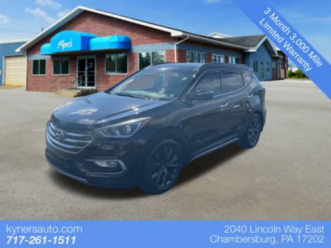 Black 2017 Hyundai Santa Fe Sport 2.0T Ultimate for sale in Chambersburg, PA