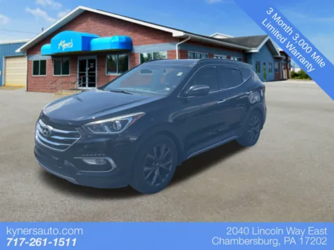 Black 2017 Hyundai Santa Fe Sport 2.0T Ultimate for sale in Chambersburg, PA