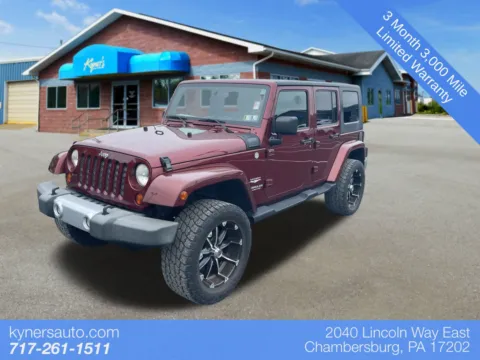 Red 2010 Jeep Wrangler Unlimited Sahara for sale in Chambersburg, PA