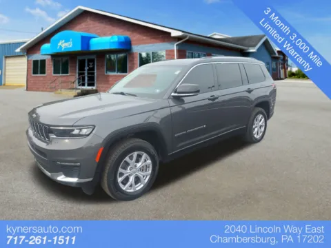 Gray 2022 Jeep Grand Cherokee L Limited for sale in Chambersburg, PA
