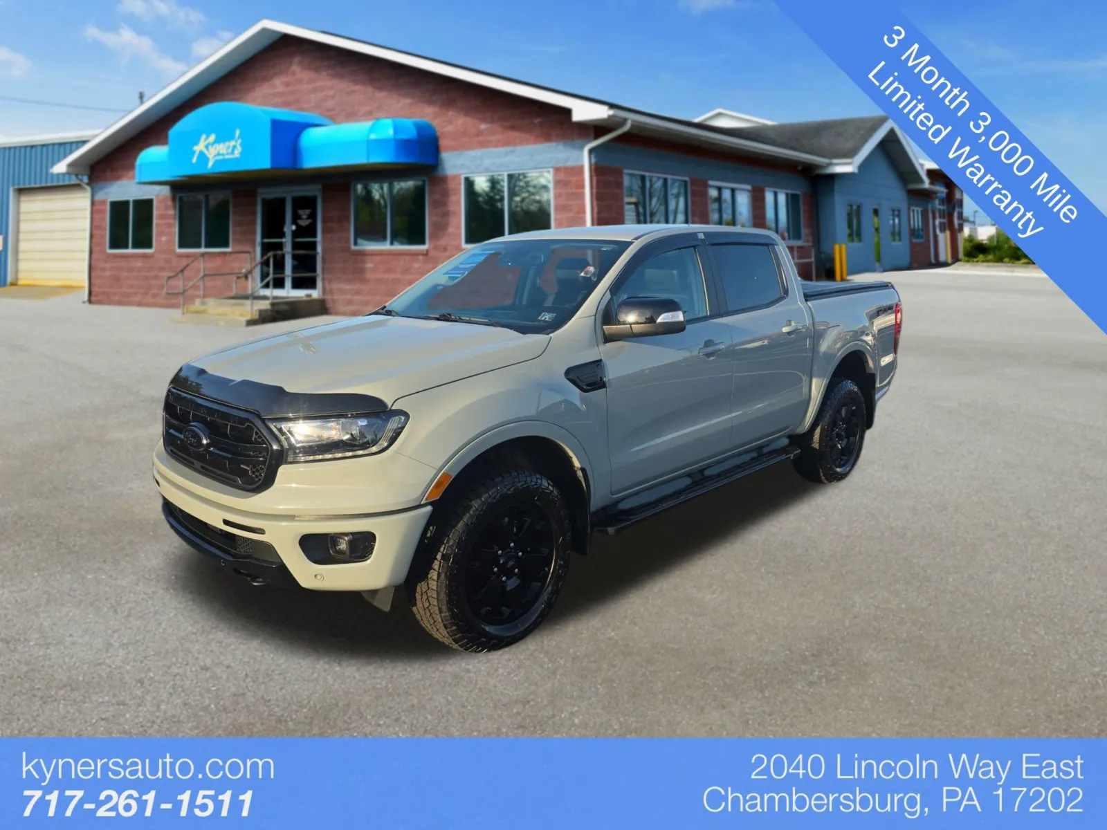 Gray 2021 Ford Ranger Lariat for sale in Chambersburg, PA