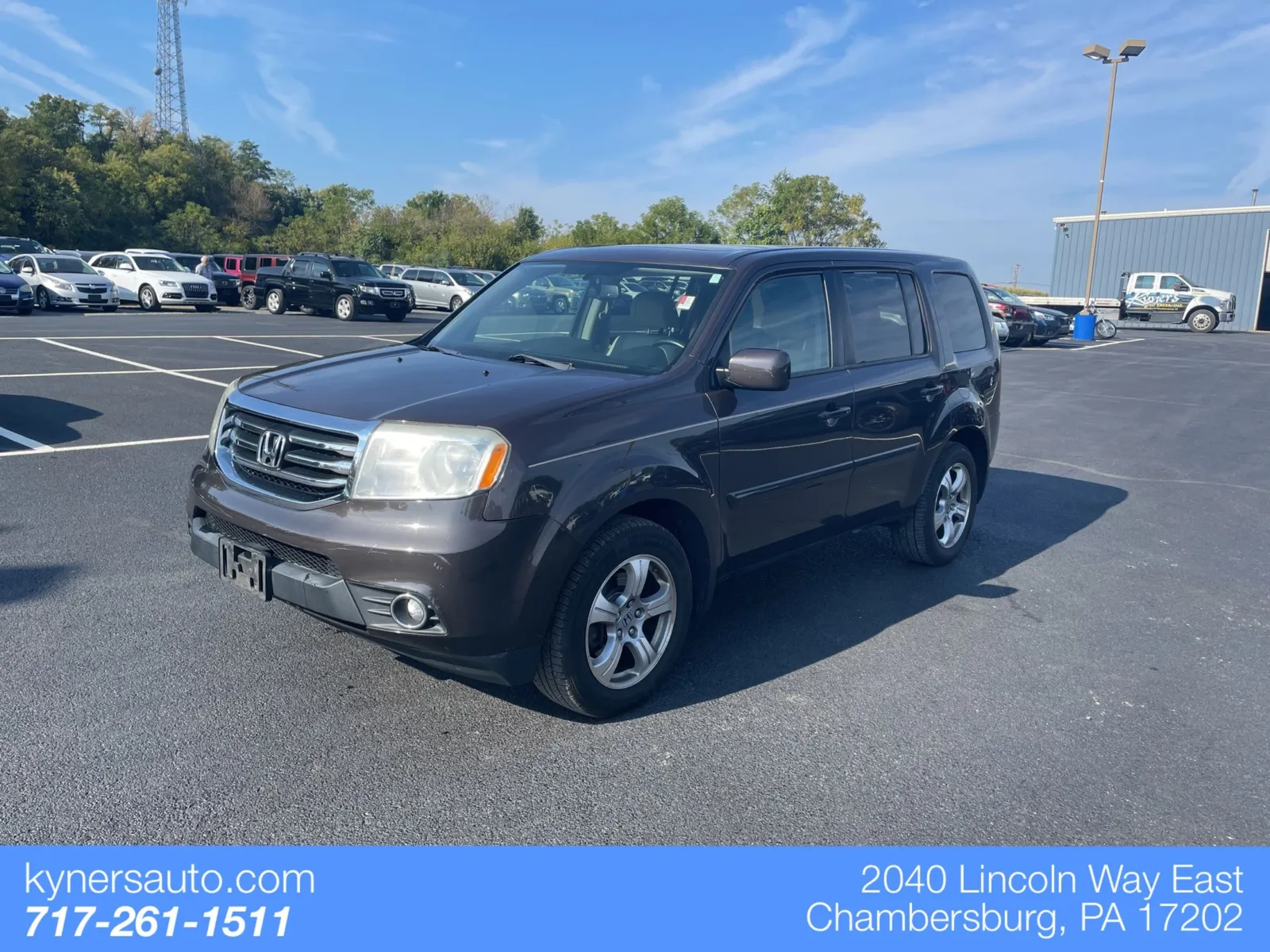 2013 Honda Pilot EX-L for sale in Chambersburg, PA