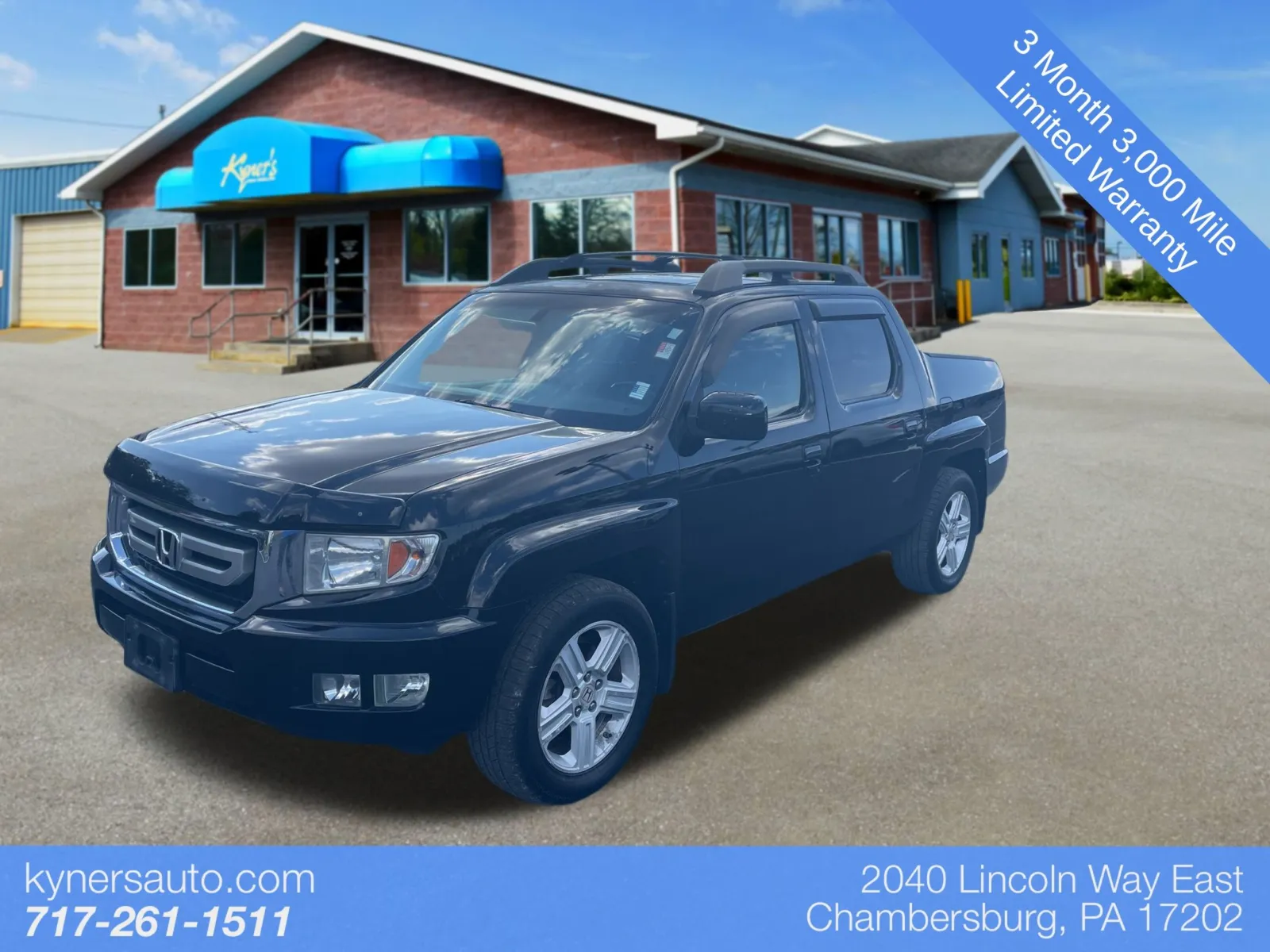 Black 2011 Honda Ridgeline RTL for sale in Chambersburg, PA
