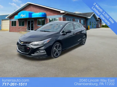 Black 2017 Chevrolet Cruze Premier for sale in Chambersburg, PA