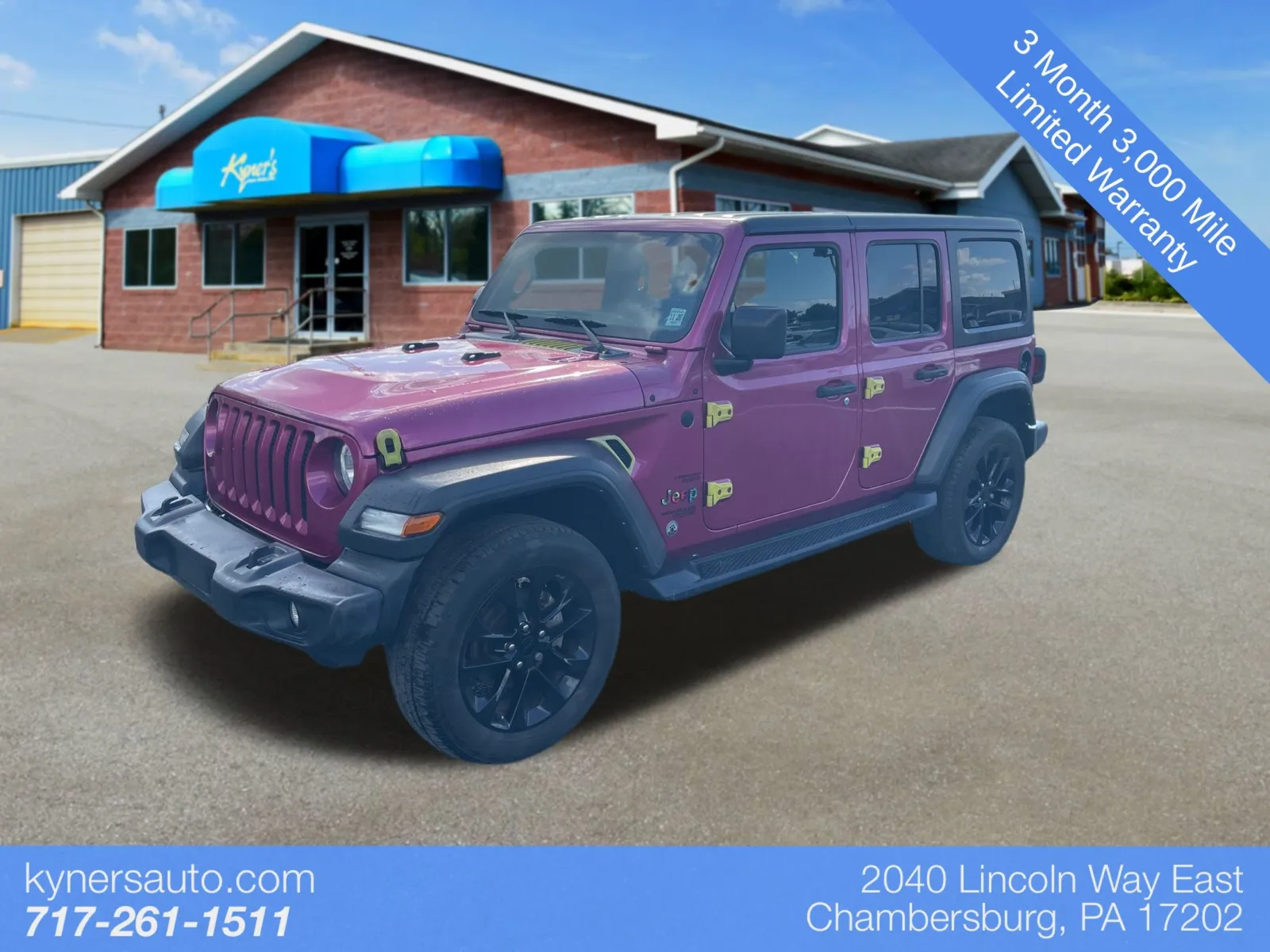 Unknown 2021 Jeep Wrangler Unlimited Sport S for sale in Chambersburg, PA