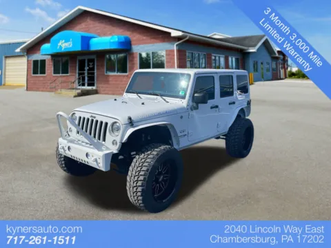 White 2018 Jeep Wrangler JK Unlimited Sahara for sale in Chambersburg, PA