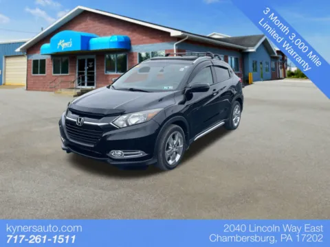 Black 2017 Honda HR-V EX-L for sale in Chambersburg, PA