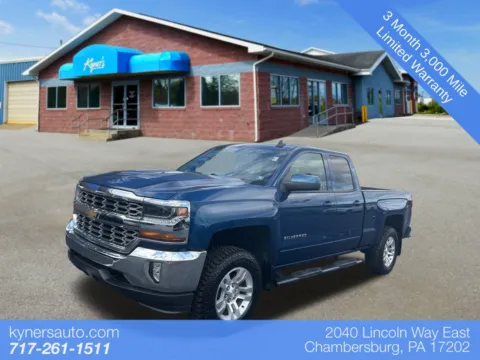 Blue 2017 Chevrolet Silverado 1500 LT for sale in Chambersburg, PA