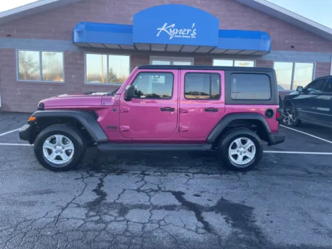 Another view of 2022 Jeep Wrangler Unlimited Sport S for sale in Chambersburg, PA at Kyner's Auto Sales, Inc.