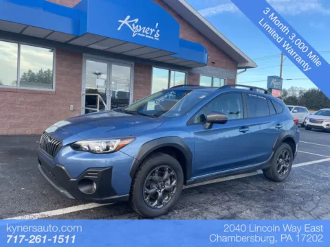 Blue 2021 Subaru Crosstrek Sport for sale in Chambersburg, PA
