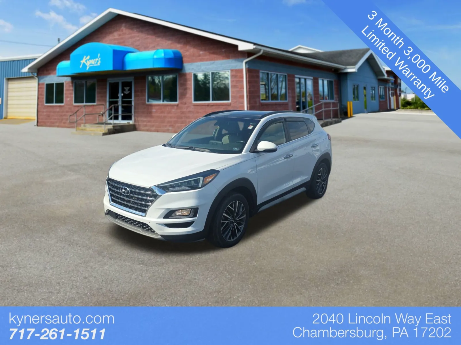 White 2021 Hyundai Tucson Ultimate for sale in Chambersburg, PA