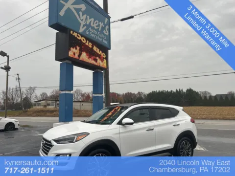 White 2021 Hyundai Tucson Ultimate for sale in Chambersburg, PA