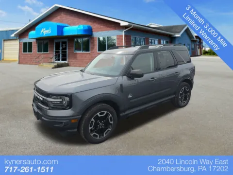 Gray 2021 Ford Bronco Sport Outer Banks for sale in Chambersburg, PA