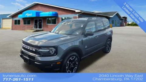 Gray 2021 Ford Bronco Sport Outer Banks for sale in Chambersburg, PA