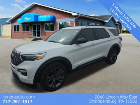 White 2022 Ford Explorer XLT for sale in Chambersburg, PA
