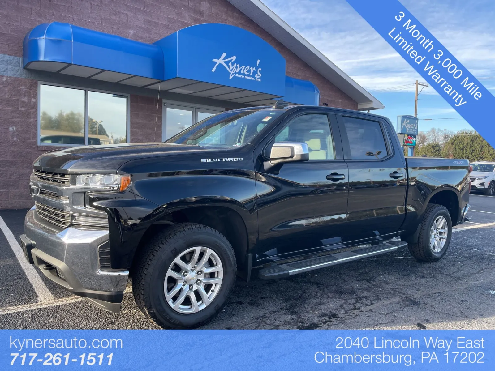 Black 2020 Chevrolet Silverado 1500 LT for sale in Chambersburg, PA