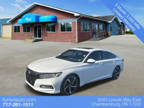 White 2020 Honda Accord Sport 2.0T for sale in Chambersburg, PA