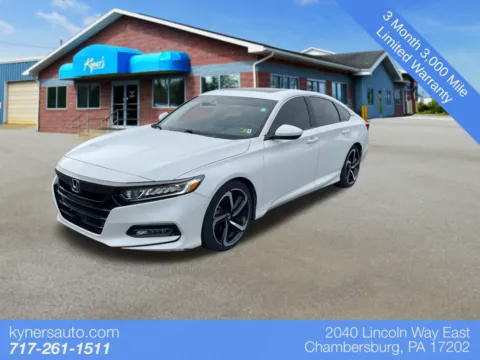 White 2020 Honda Accord Sport 2.0T for sale in Chambersburg, PA