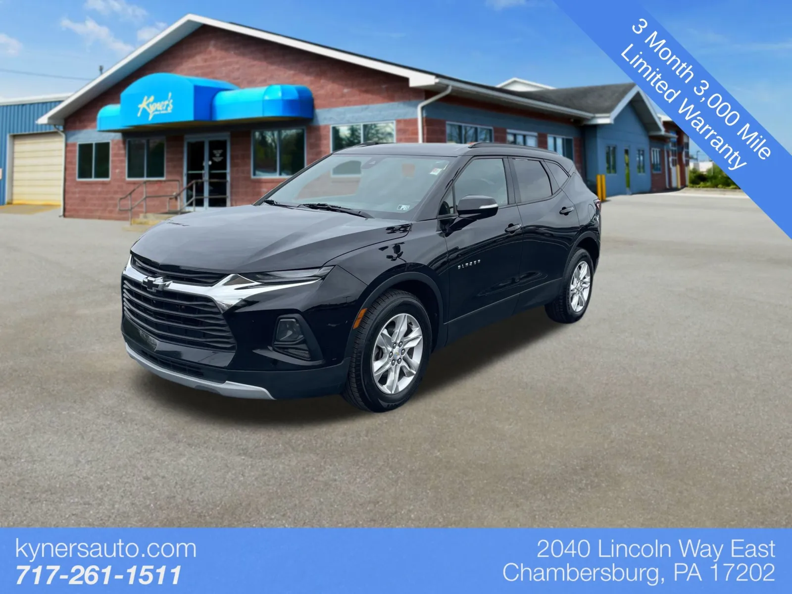 Black 2020 Chevrolet Blazer LT for sale in Chambersburg, PA