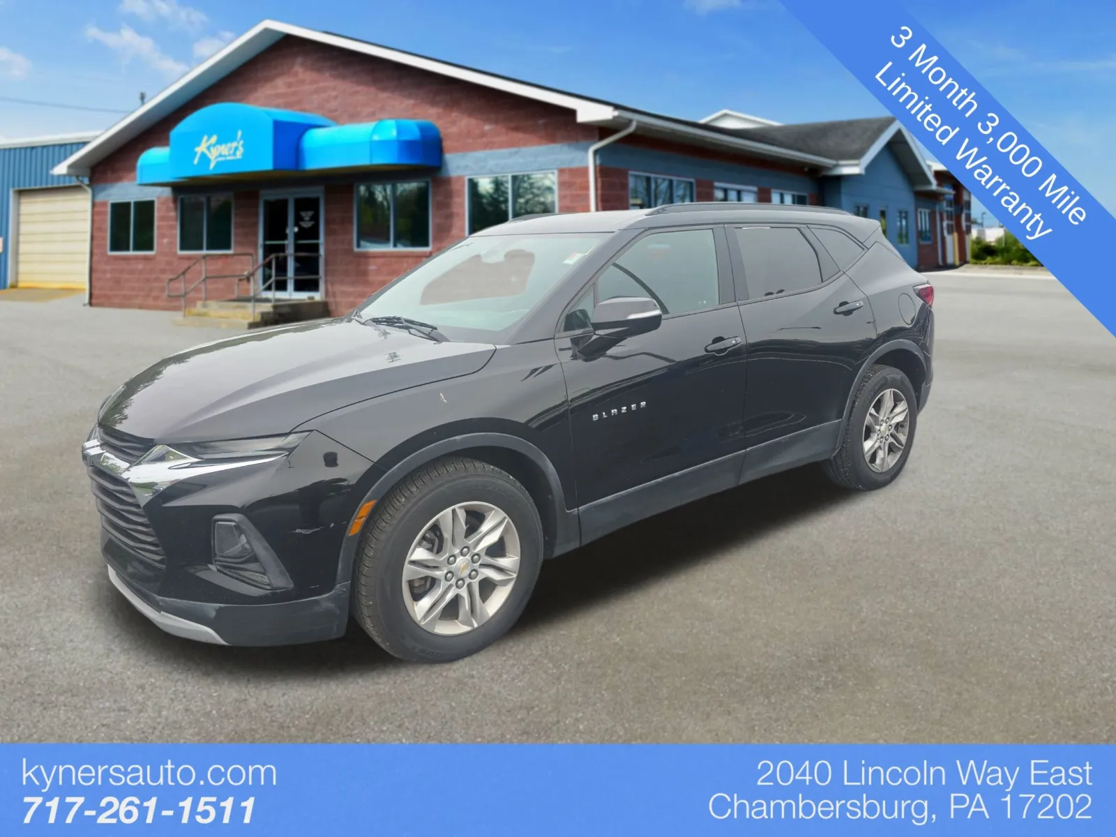 Black 2020 Chevrolet Blazer LT for sale in Chambersburg, PA
