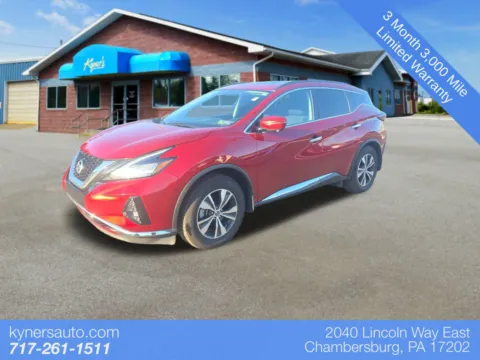 Red 2019 Nissan Murano SV for sale in Chambersburg, PA
