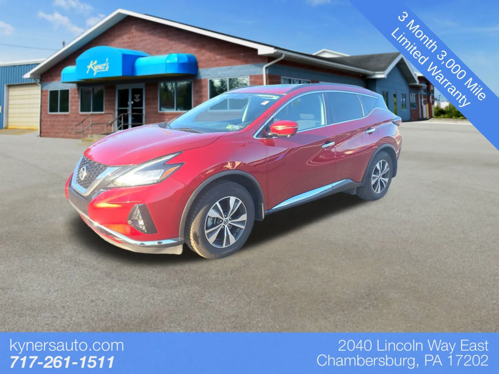 2019 Nissan Murano SV for sale in Chambersburg, PA