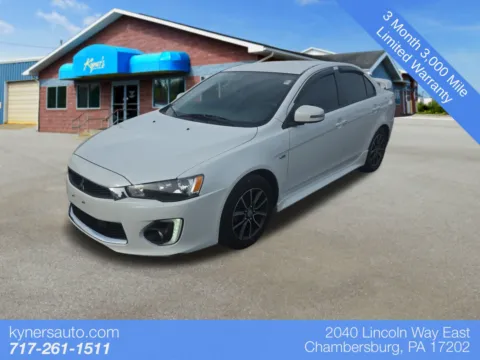 White 2016 Mitsubishi Lancer SE for sale in Chambersburg, PA