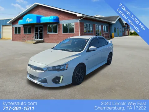 White 2016 Mitsubishi Lancer SE for sale in Chambersburg, PA
