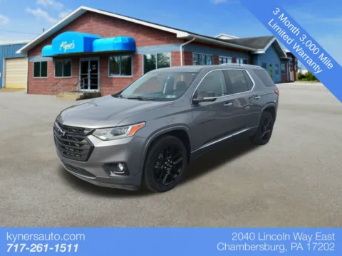 Gray 2021 Chevrolet Traverse Premier for sale in Chambersburg, PA