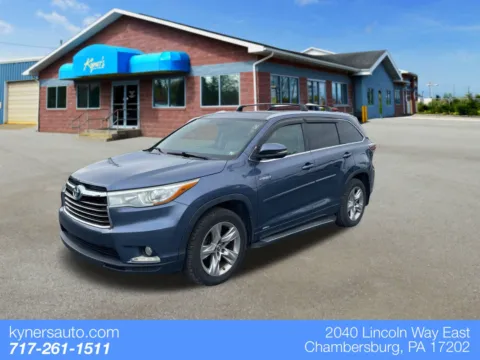 Blue 2016 Toyota Highlander Hybrid Limited for sale in Chambersburg, PA