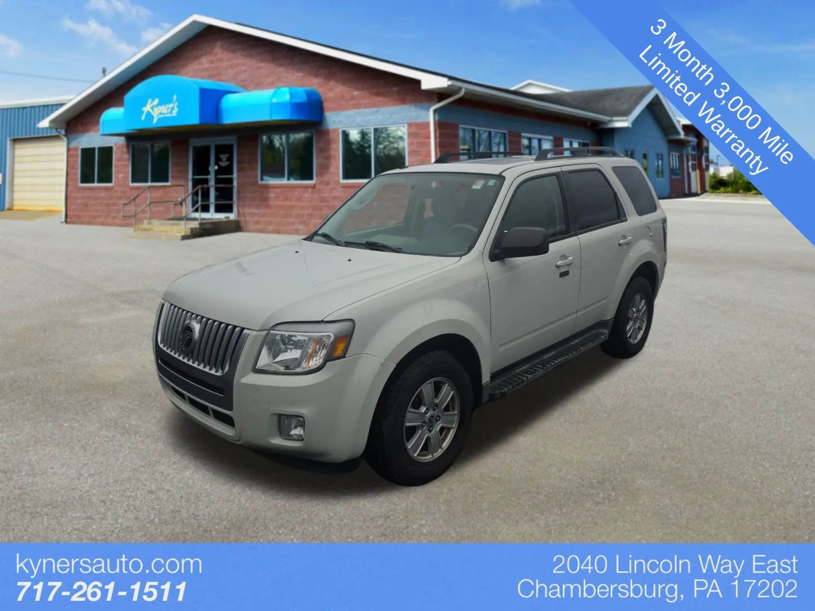 White 2010 Mercury Mariner for sale in Chambersburg, PA