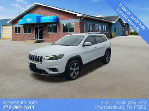 White 2019 Jeep Cherokee Limited for sale in Chambersburg, PA