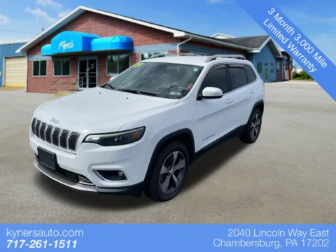 White 2019 Jeep Cherokee Limited for sale in Chambersburg, PA