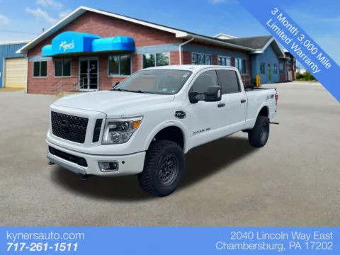 White 2017 Nissan Titan XD PRO-4X for sale in Chambersburg, PA