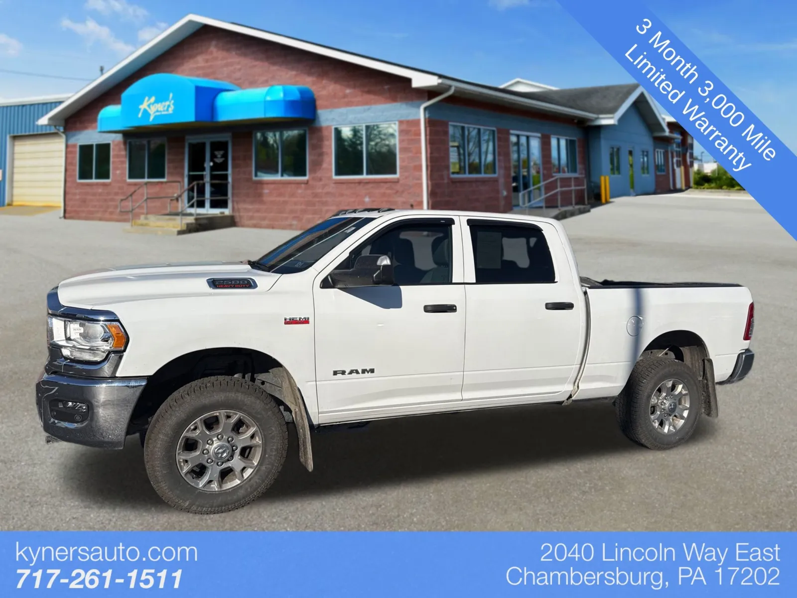 White 2022 Ram 2500 Tradesman for sale in Chambersburg, PA
