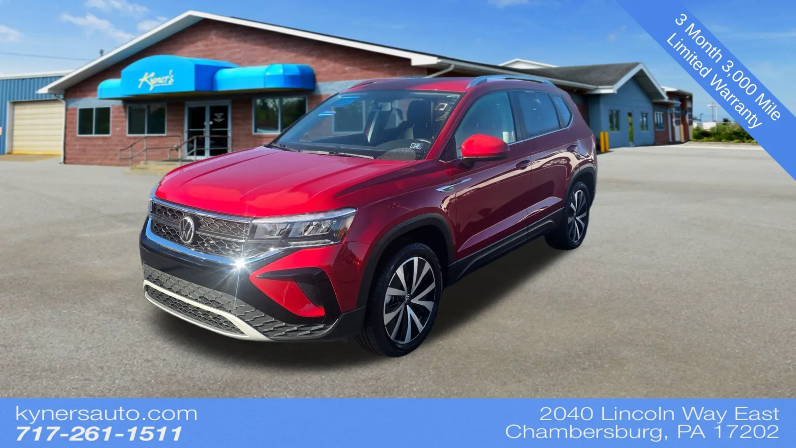 Red 2022 Volkswagen Taos 1.5T SE for sale in Chambersburg, PA