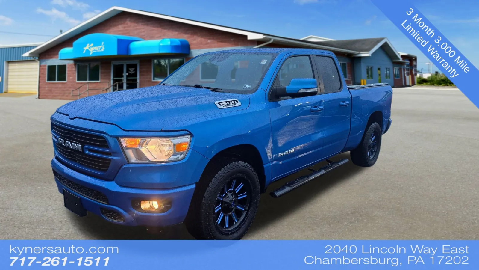 Blue 2021 Ram 1500 Big Horn/Lone Star for sale in Chambersburg, PA