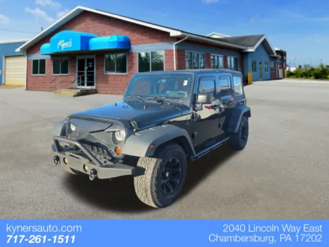 Black 2008 Jeep Wrangler Unlimited Sahara for sale in Chambersburg, PA