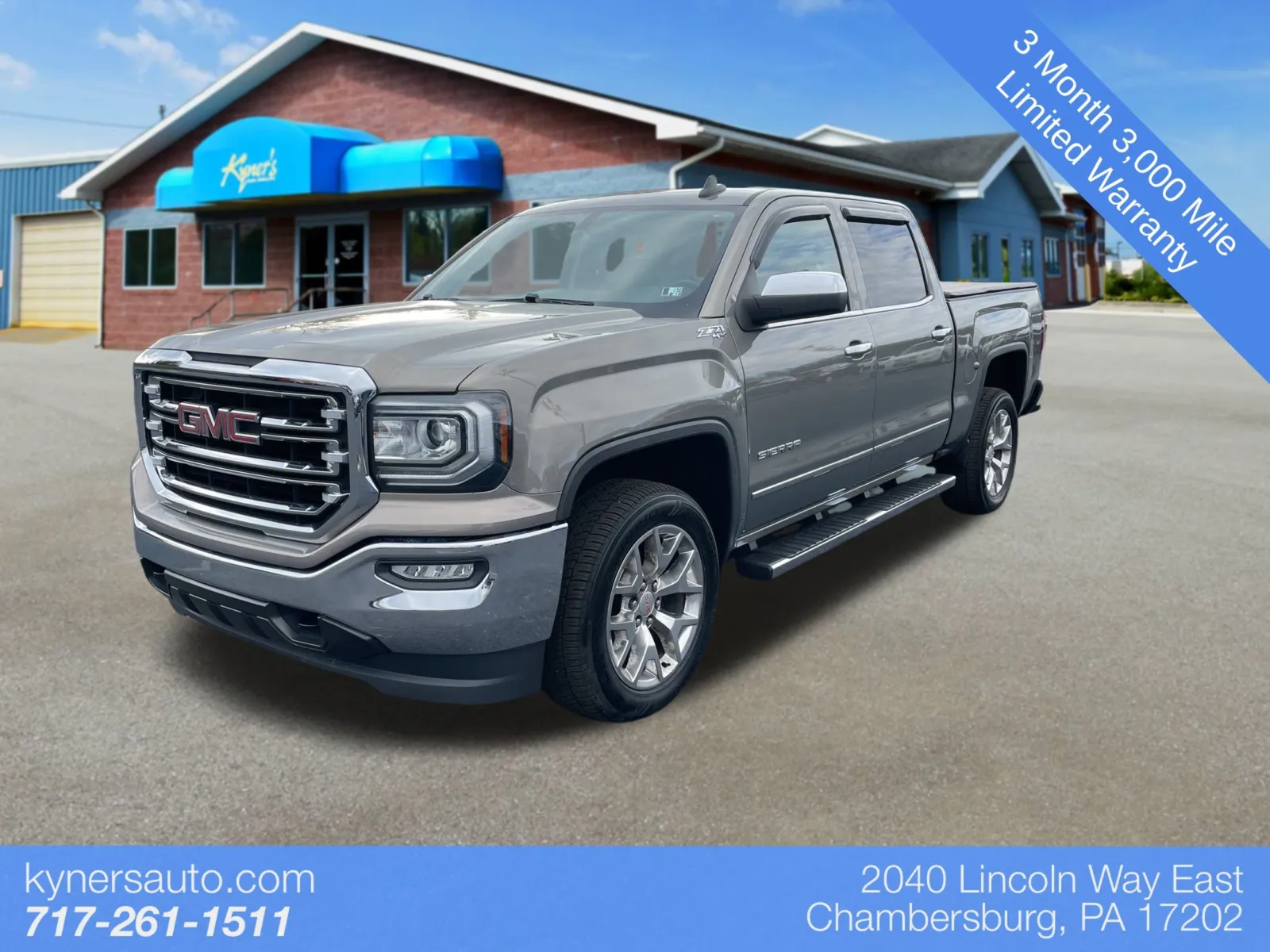 Gray 2017 GMC Sierra 1500 SLT for sale in Chambersburg, PA