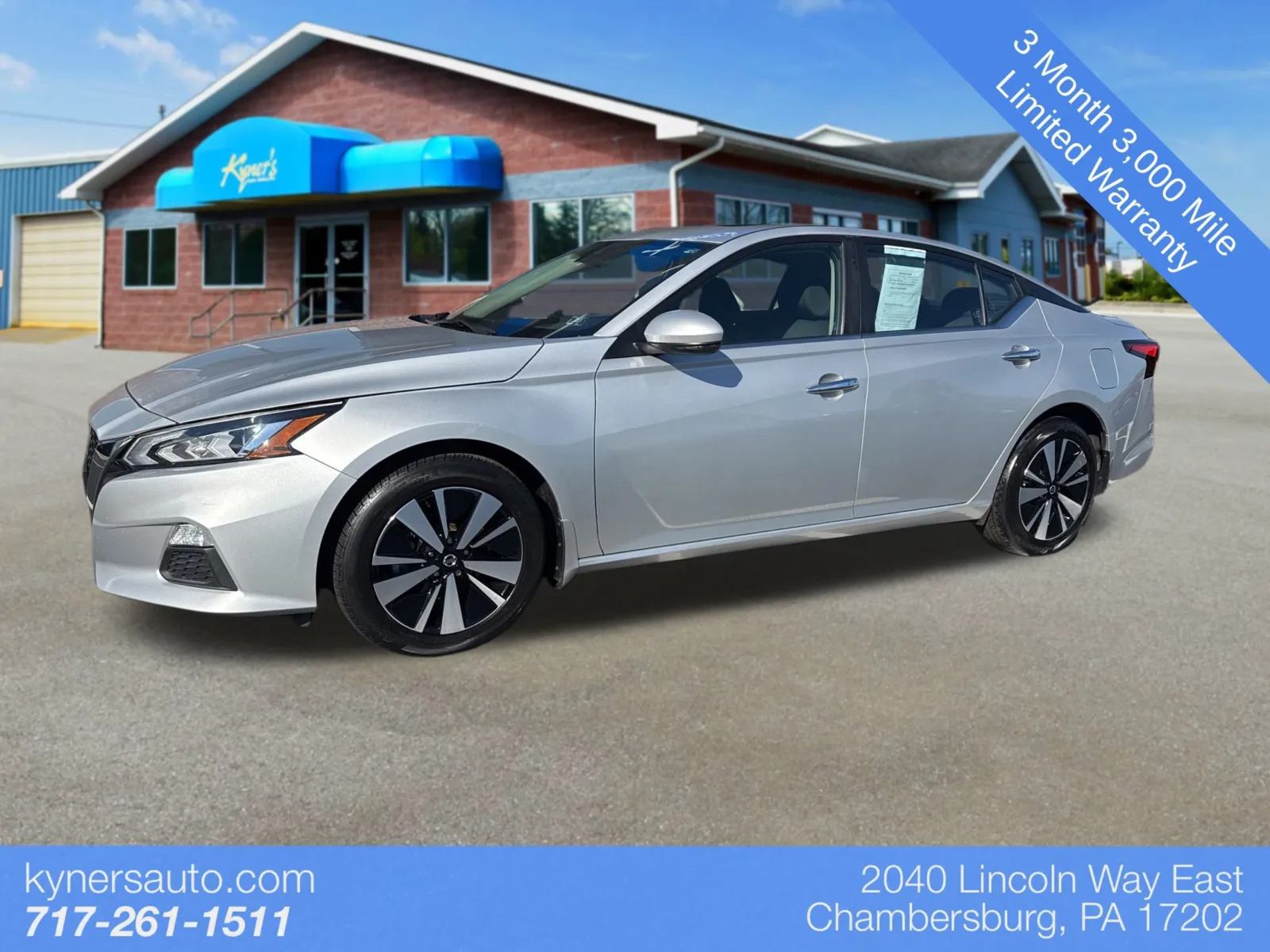 Silver 2021 Nissan Altima 2.5 SV for sale in Chambersburg, PA