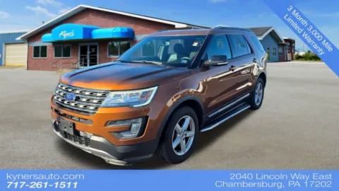 Red 2017 Ford Explorer XLT for sale in Chambersburg, PA